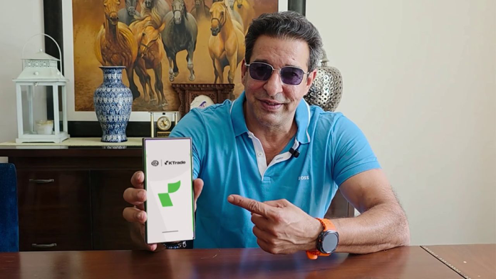 Wasim Akram Urges Pakistanis to Take Control of Their Finances: “Invest Wisely with KTrade”