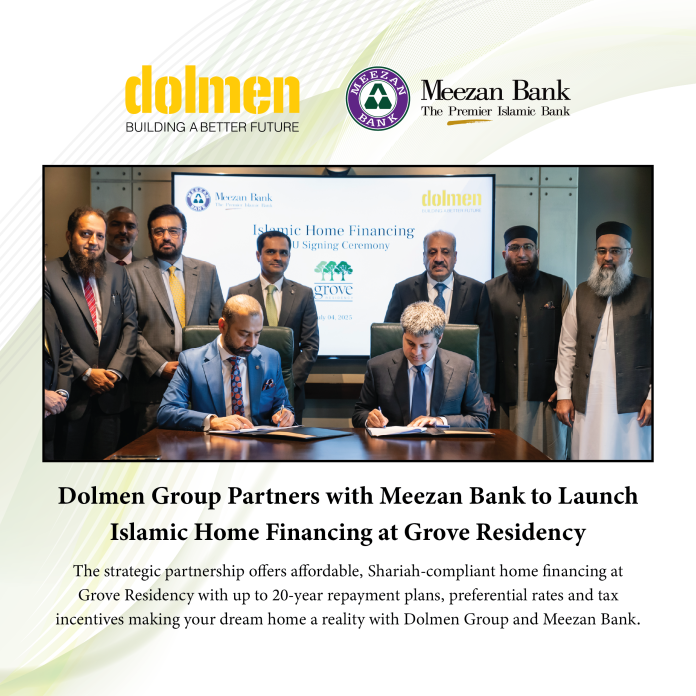 Dolmen Group and Meezan Bank Partner to Launch Exclusive Shariah-compliant Home Financingfor Grove Residency