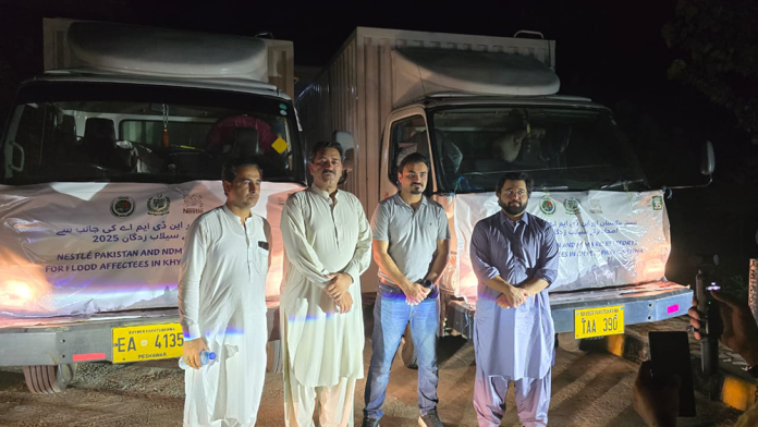 Nestlé Pakistan extends relief support to National Disaster Management Authority: 300,000 liters of clean drinking water for KP, GB and Punjab