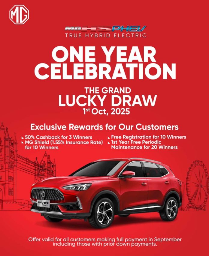 MG Motors Celebrates 1 Year of HS PHEV with Exciting Rewards for Customers