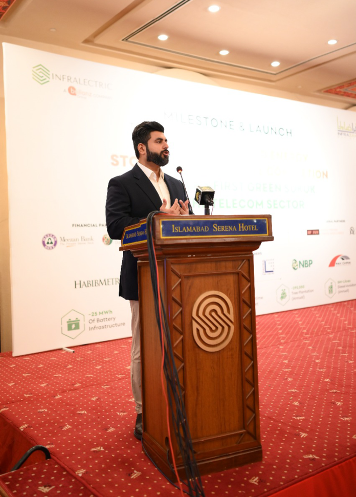 Infralectric by Brillanz Group Launches Pakistan’s First Green Sukuk for the Telecom Sector, Following Successful Completion of 25MWh AI-Powered ESaaS Project
