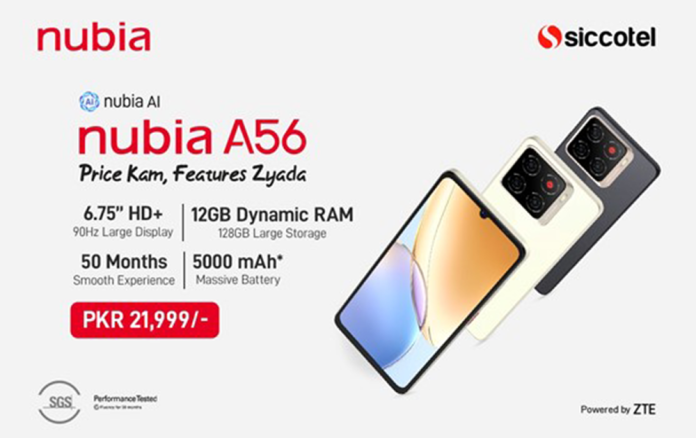 ZTE nubia Launches nubia A56 & ZTE Blade A35e in Pakistan – “Price Kam, Feature Zyada”