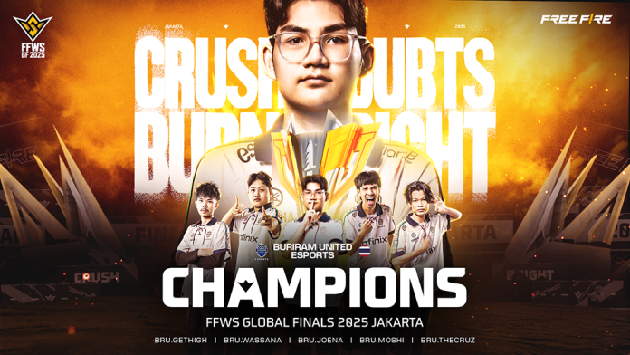 Thailand’s Buriram United Esports Triumphs as Free Fire’s New World Champion