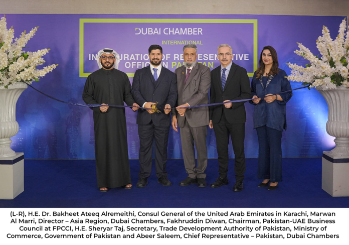 Dubai International Chamber Launches New Representative Office in Karachi to Support Growth of Trade and Investments Between Pakistan and Dubai