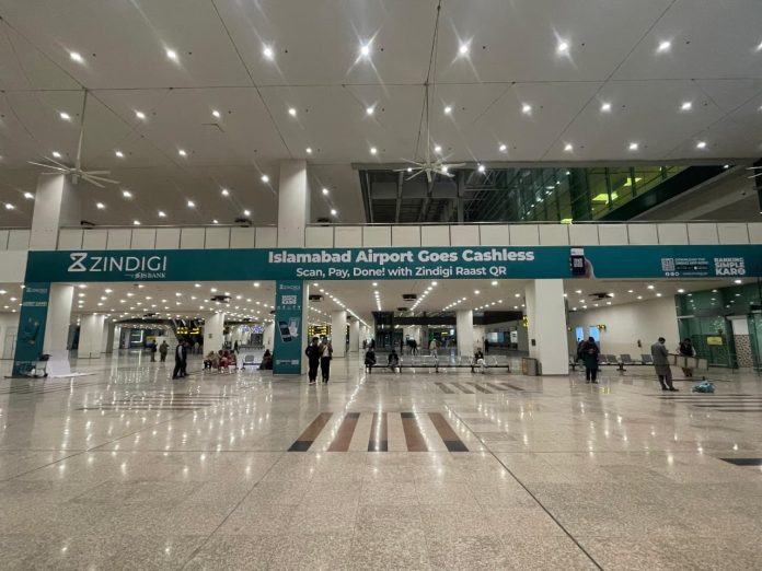 Islamabad International Airport First ever greenfield airport of Pakistan Goes Fully Digital & Cashless with Pakistan Airports Authority & Zindigi
