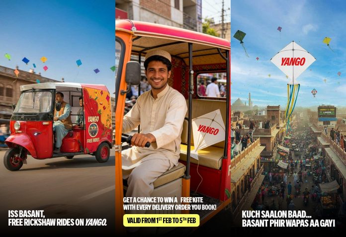 This Basant, Yango Pakistan Paints Lahore in Colour with Free Rickshaw Rides and Deliveries
