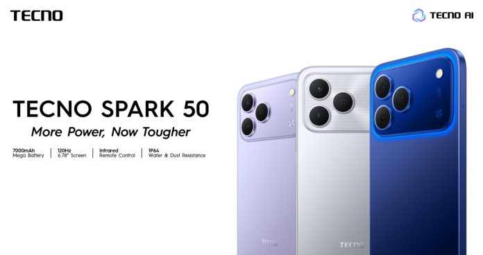 TECNO Launches SPARK 50 in Pakistan with 7000mAh Battery, Durable Design, and Enhanced Connectivity