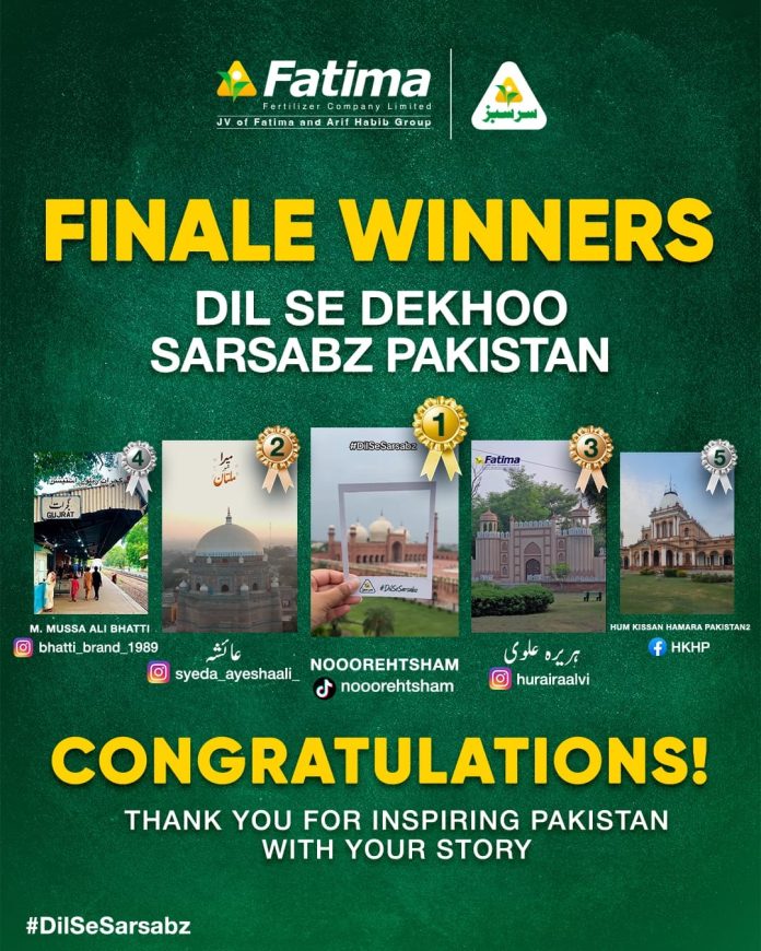Sarsabz Announces Winners of ‘Dil Se Dekho Sarsabz Pakistan’ Campaign