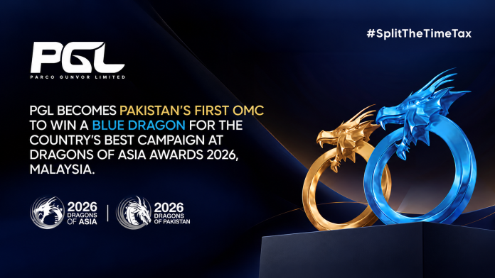 PARCO Gunvor Limited becomes the First OMC in Pakistan to Win a Blue Dragon for Best Campaign of Pakistan at Dragons of Asia 2026